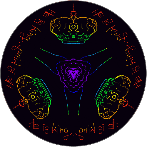 He is king : king 스케치판 ,sketchpan