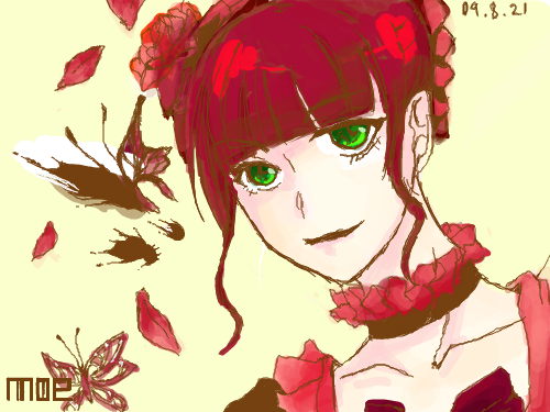 베아트리체 : 색..마음대로 칠해버렸습니다;; 스케치판 ,sketchpan