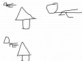 지붕뚧고 하이킥! : 졀라맨이 지붕을 뚧고 하이킥하는 모습 스케치판 ,sketchpan
