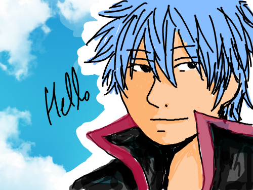 첫작 긴토키 \'ㅂ\' : 아 좀 어렵네요 'ㅂ'; 스케치판 ,sketchpan