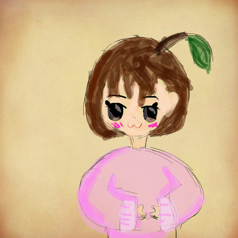 사과 의인.. : 사과 의인화 스케치판 ,sketchpan