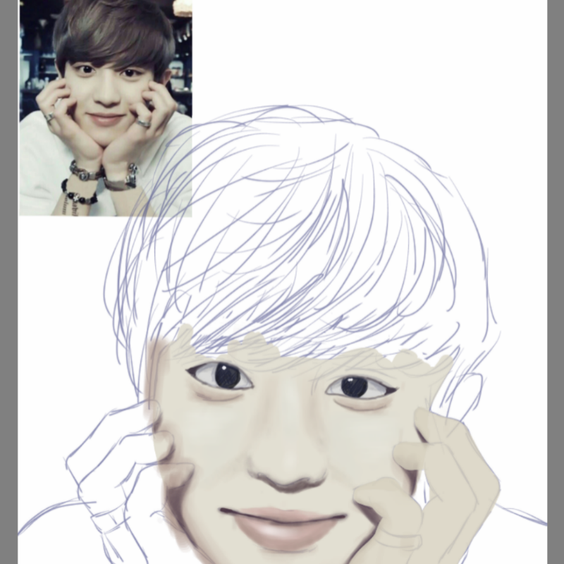 친구느님의.. : 친구느님의생일선물그리는중ㅂㄷㅂㄷ
난이게누군지도모르고그리는중...
이거exo중에한명이라던데..(연예인에관심업슴) 스케치판 ,sketchpan