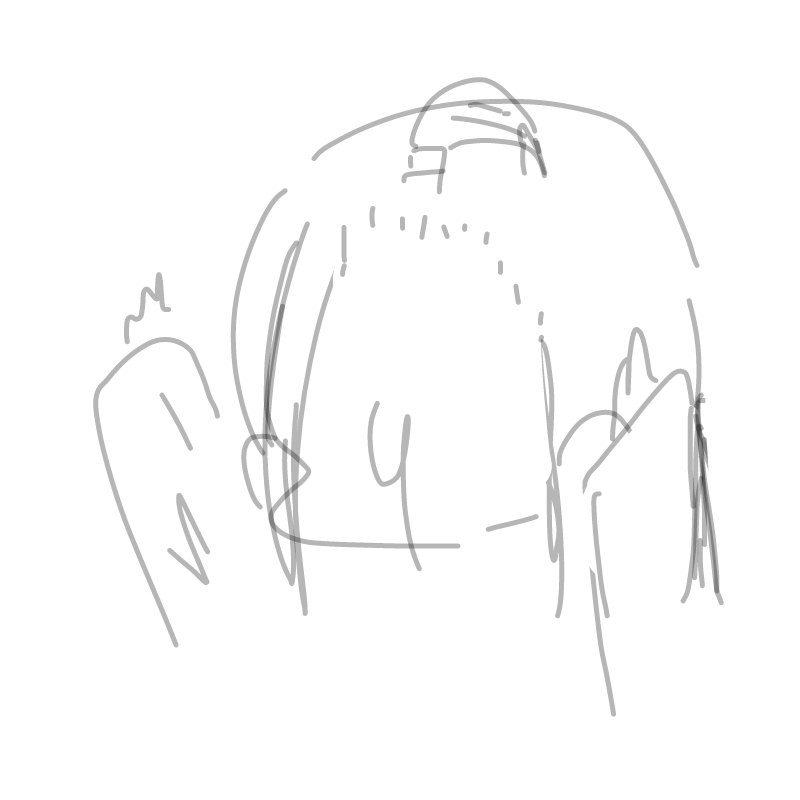 앞머리 묶.. : 앞머리 묶고 자고 일어나면 머리스톼일이 쏼아있겠ㅅ쥐(?) 그러므로 묶고 잔다 스케치판 ,sketchpan