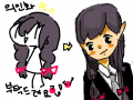 의인화 : ???? 스케치판 ,sketchpan