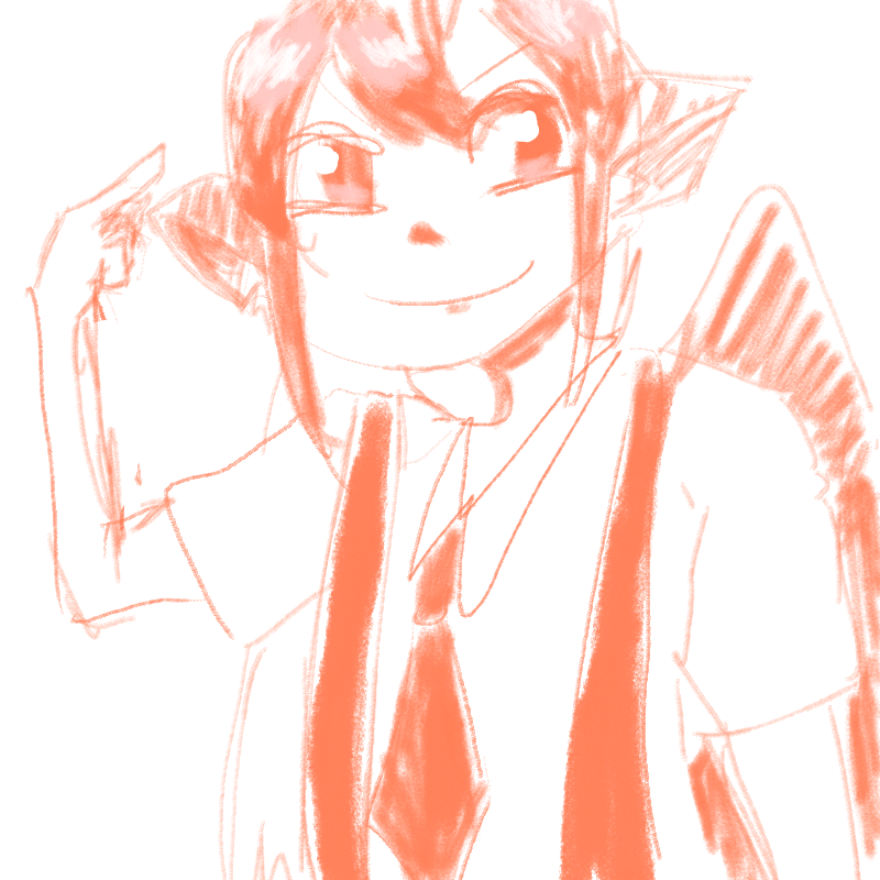 단색! 으로.. : 단색! 으로 오너캐를 그려봤을 뿐.! 스케치판 ,sketchpan