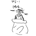 흐어..지금.. : 흐어..지금 일어났어요오 스케치판 ,sketchpan