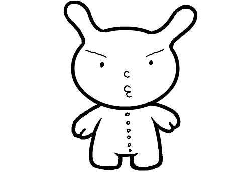 토끼끼끼 : 토끼토끼 스케치판 ,sketchpan