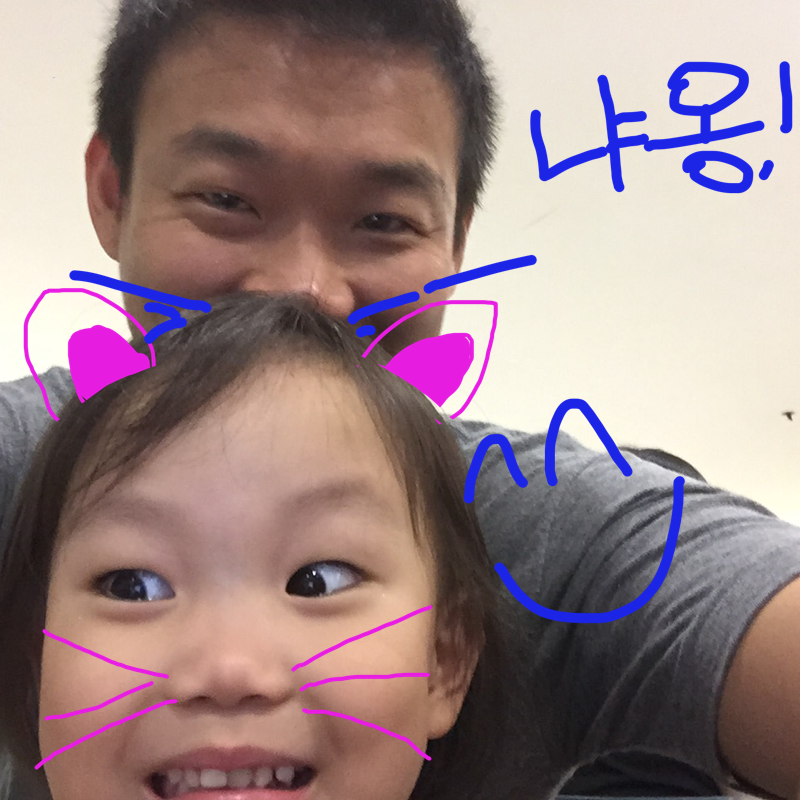 냐옹 : 냐옹 스케치판 ,sketchpan