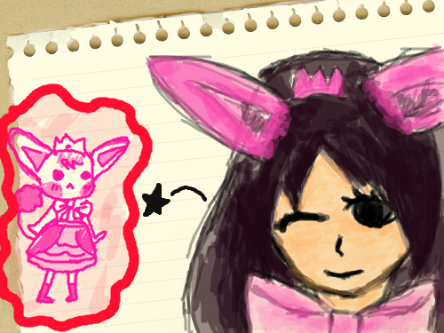 [마우스]의인화 : 해본거 .. 예요.. 오해하지 마세연 ㅜ^ㅜ 스케치판 ,sketchpan