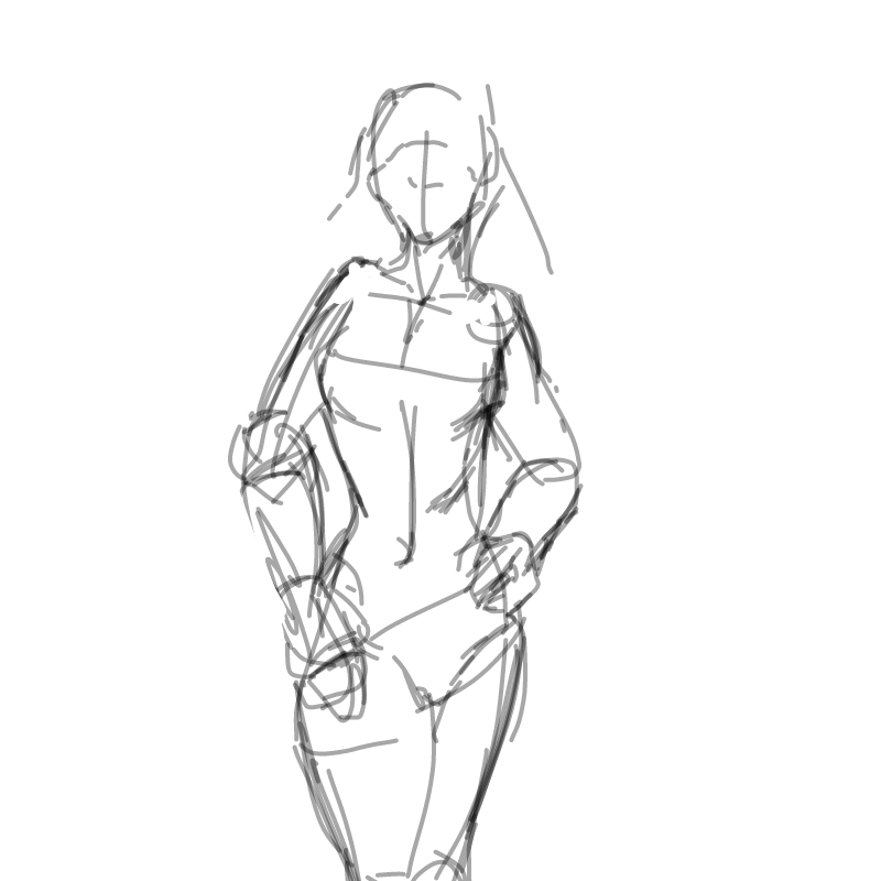 상상포즈 : 상상포즈 스케치판 ,sketchpan