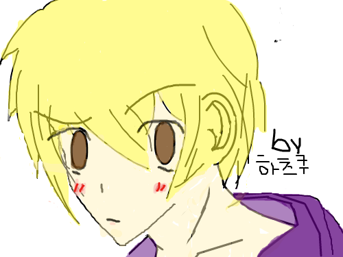 꽃남 : 꽃남이다누가 그린걸 다시그린것 스케치판 ,sketchpan