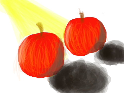 Apple : C:  Lalallalala Apple simply a sketch 스케치판 ,sketchpan