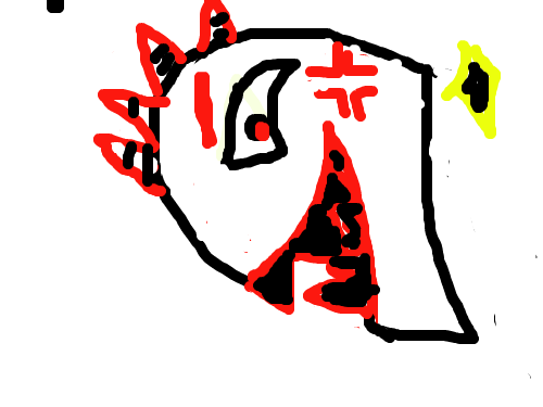 분노한 악마 : 분노한 악마 근데 귀여움 스케치판 ,sketchpan