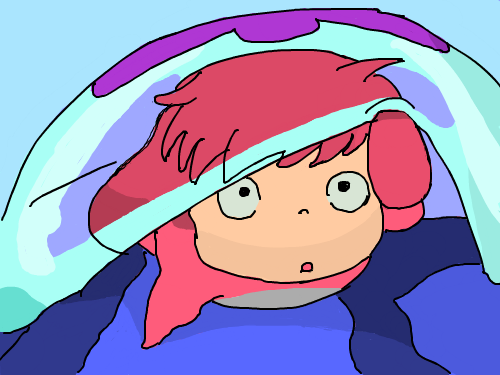 포뇨 : ㅋ포뇨입니다 스케치판 ,sketchpan