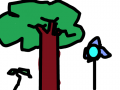 나무 : 나무 스케치판 ,sketchpan