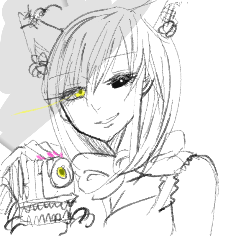 프레디의 .. : 프레디의 피자가게-Mangle 스케치판 ,sketchpan