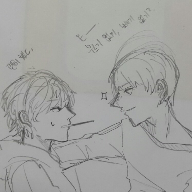 자캐커플ㄹ.. : 자캐커플ㄹ인데, 그리고 나니 왜인지 쥬시이치같아 보인다. 오소마츠상에 영업당ㅇ하고 나서 모든 게 오소마츠상같아 보이잖아ㅠㅠㅠㅠㅠㅠㅠㅠㅠㅠㅠㅠ ( 쓸어짐 스케치판 ,sketchpan