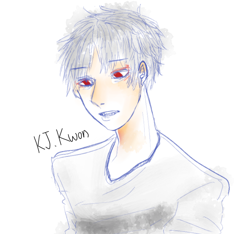 권님ㅁ에게.. : 권님ㅁ에게 드립니다... 크읃ㄷ, 리퀘ㅔ접수한게 언젠데ㅔ 지금 그리는 걸까요. 껄껄, 이이일ㄹ단 권님의 예쁜ㄴ이 망쳐서 죄송합니다 (　´_ゝ｀)... 스케치판 ,sketchpan