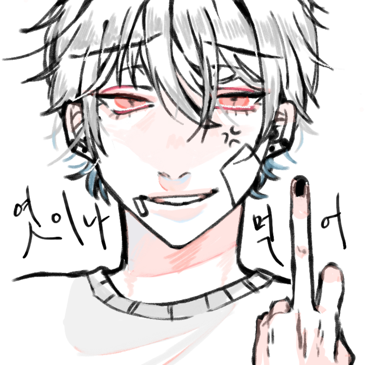 스트레스 .. : 스트레스 받는,,, 면접,,, 스케치판 ,sketchpan