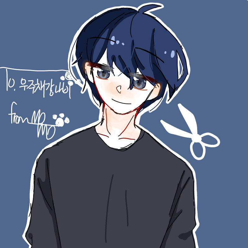 머리가 길.. : 머리가 길어서 안그려져 짜증나... 스케치판 ,sketchpan