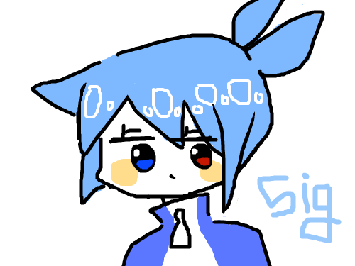 뿌요뿌요피버 시그 : 헤헤ㅔ 시그킁ㅇ.. 스케치판 ,sketchpan