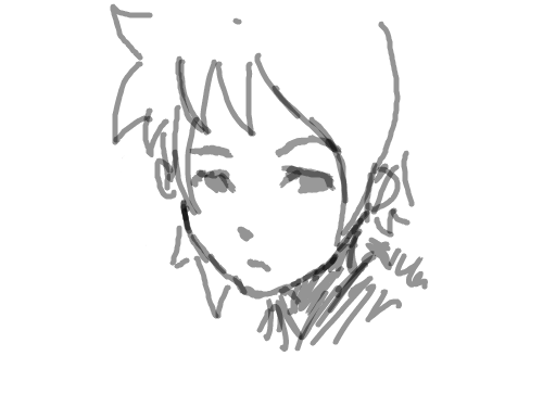 sad : sad boy 스케치판 ,sketchpan