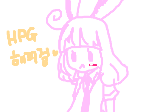 제캐릭임돠 : 해피예욤 스케치판 ,sketchpan