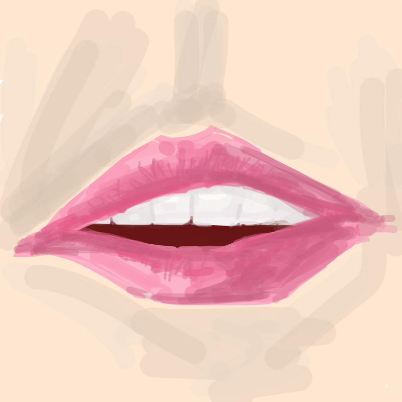 입 : 입 스케치판 ,sketchpan