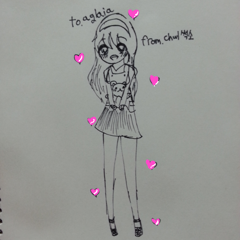 aglaia님!리.. : aglaia님!리퀘왔어여!! 스케치판 ,sketchpan