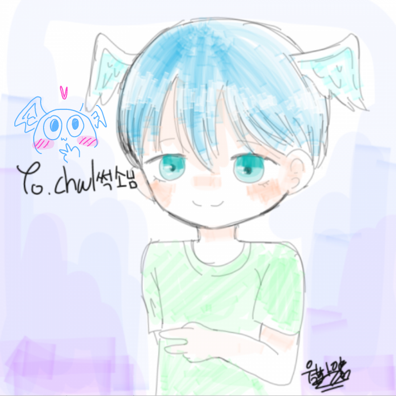 월화양님깨.. : 월화양님깨서 그려주셨어요♡ 스케치판 ,sketchpan