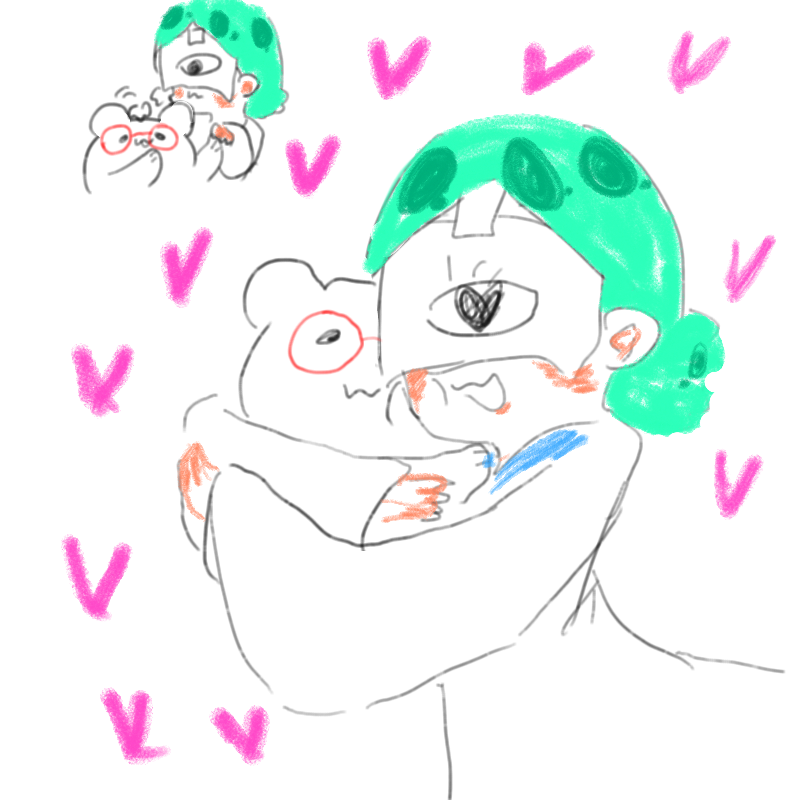 에잇!!!!코.. : 에잇!!!!코와님 꼭안아줄꺼야!!♡♡ 스케치판 ,sketchpan