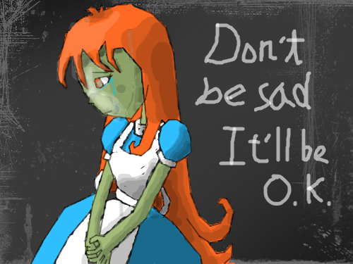 Sad Alice : Alice is sad! 스케치판 ,sketchpan