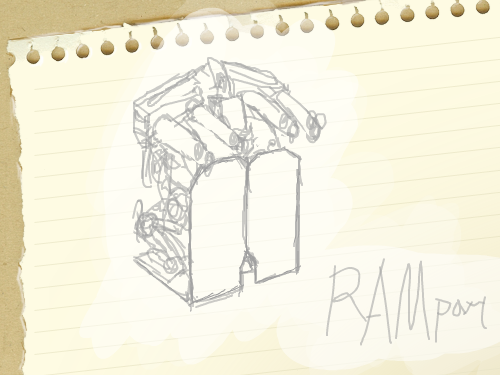 게임에 나오는 유닛 : Rampart라네요... 스케치판 ,sketchpan