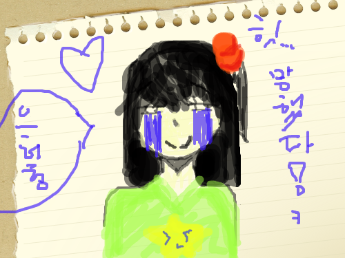 걍 소녀랄까ㅋㅋ : 망작 광마입돠 스케치판 ,sketchpan