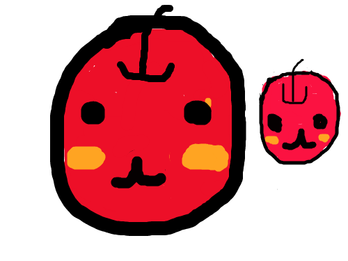 사과1 : 예쁜 사과 스케치판 ,sketchpan