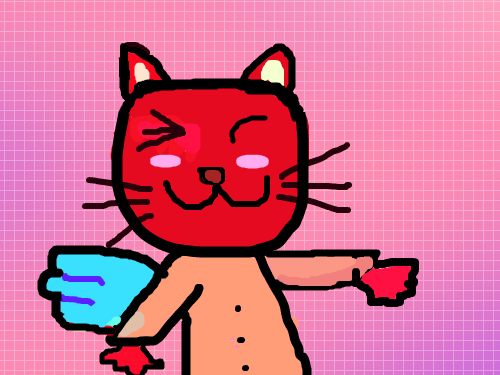 고양이천사 : 힘든 작품................ 스케치판 ,sketchpan