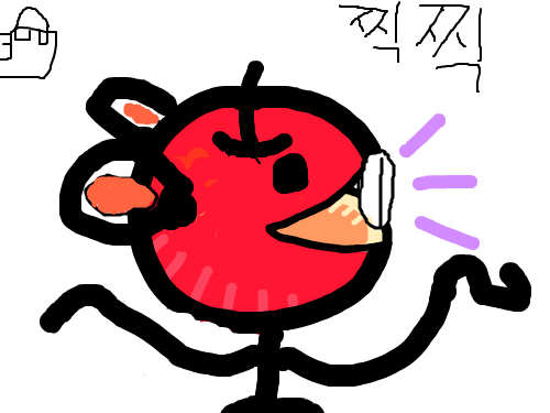 몸그리기 : 사과몸그리기 스케치판 ,sketchpan