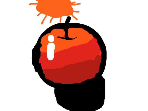 02-명암 : 사과의명암 스케치판 ,sketchpan