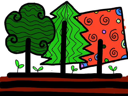 나무-김지형 : 나무작품 스케치판 ,sketchpan