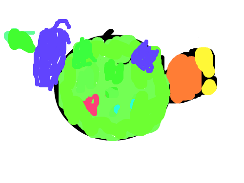 조진영 : 벌래먹는사과 스케치판 ,sketchpan