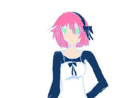Something : Second drawing, a little better then the first 스케치판 ,sketchpan