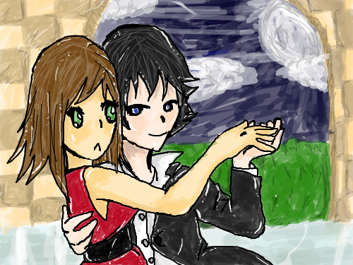 dancing : i just made a couple dancin :3 스케치판 ,sketchpan