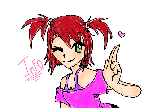 anime girl : yeah i did this for a thingy :P .. 스케치판 ,sketchpan