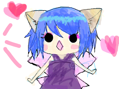 ???? : cute kitty. >. 스케치판 ,sketchpan