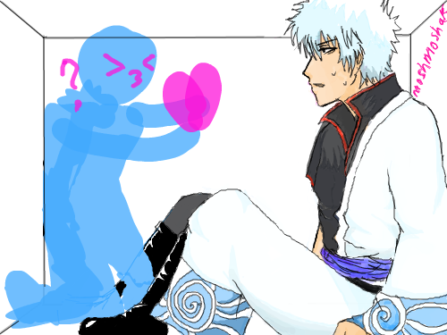 gintoki : ??? Gintoki?? ??? ???. (i used dictionary to translat english to korean :)) 스케치판 ,sketchpan
