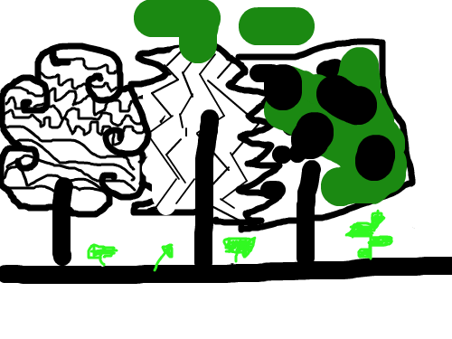 나무 : 처음그림입니다 스케치판 ,sketchpan