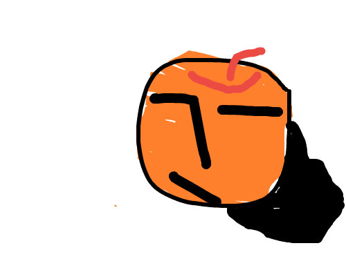 APPLE : 먹히는 것을 두려워하는 사과 스케치판 ,sketchpan