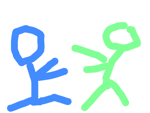 격투 : 싸운다고요 스케치판 ,sketchpan