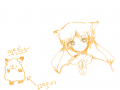 캐 귀여워.. : 캐 귀여워요!! 스케치판 ,sketchpan