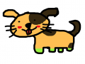 강아지 : 강아지 입니당 스케치판 ,sketchpan
